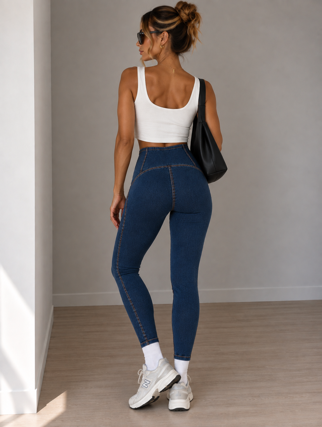 Contour Sculpt Jeggings –  Denim