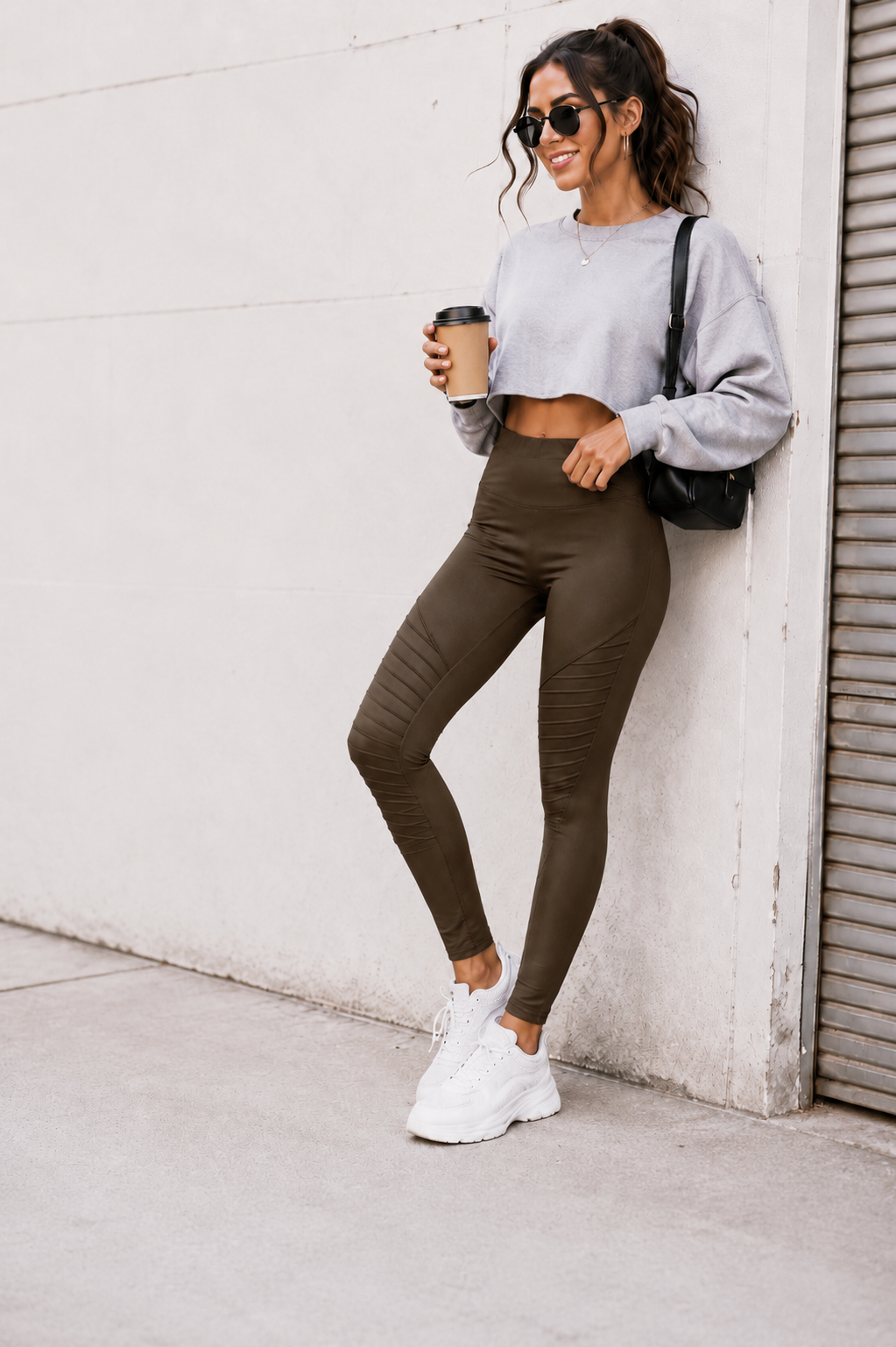 Biker Leggings Brown
