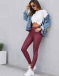 Biker Leggings Wine