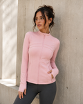 Activewear Full Zip Walking Top Pink