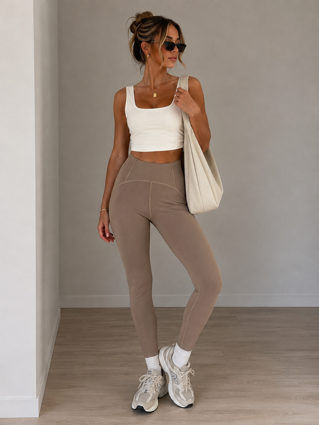 Contour Sculpt Jeggings – Taupe