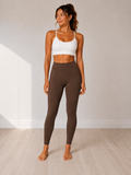 Elevate Active Leggings-Brown