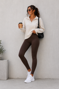 Essential Scuba Leggings Brown