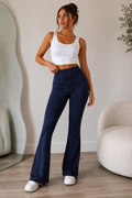 Sculpt Flared Leggings Navy