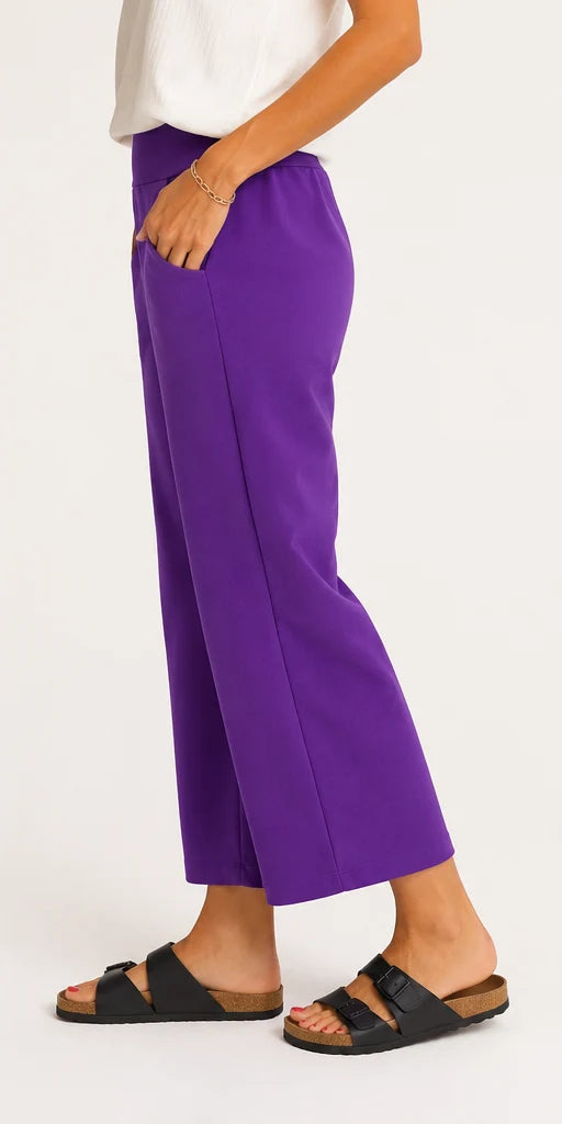 Scuba Crop Jogger Purple