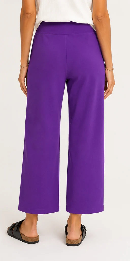 Scuba Crop Jogger Purple