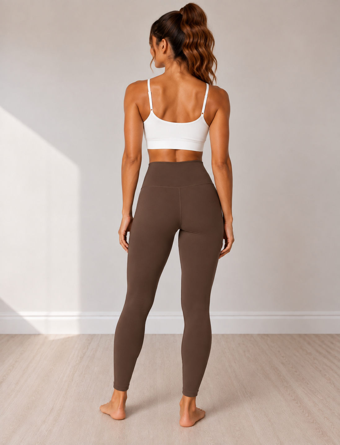 Elevate Active Leggings-Brown