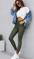 Biker Leggings Olive