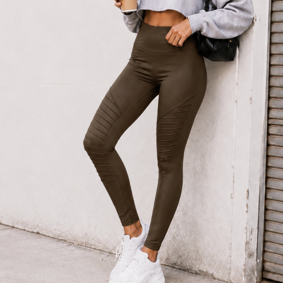 Biker Leggings Brown